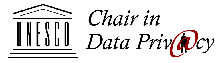 Logo UNESCO Chair in Data Privacy